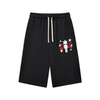 Drawstring Three-quarter Sweats