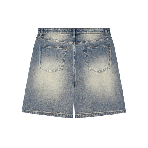 Distressed Denim Shorts