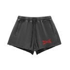 Washed Drawstring Shorts