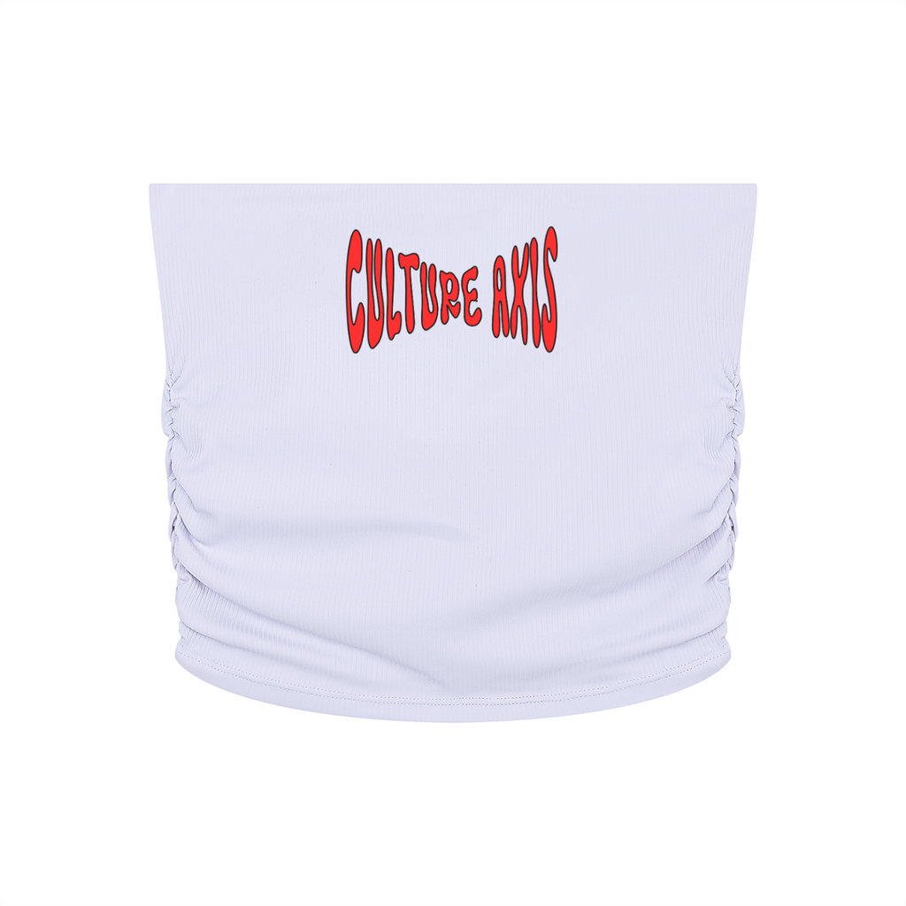 Women’s Ruched Cropped Yoga Tube Top
