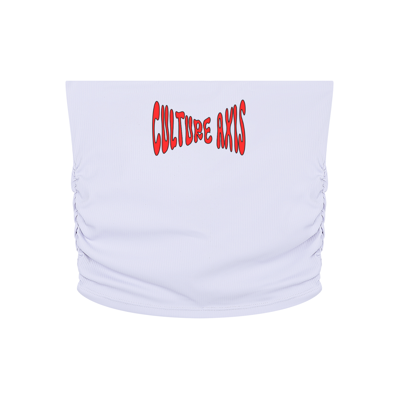 Women’s Ruched Cropped Yoga Tube Top
