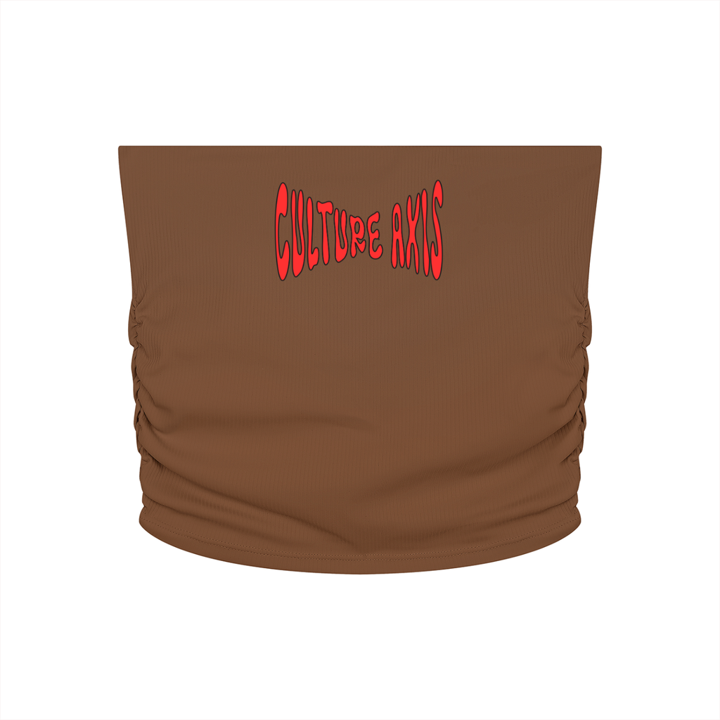 Women’s Ruched Cropped Yoga Tube Top