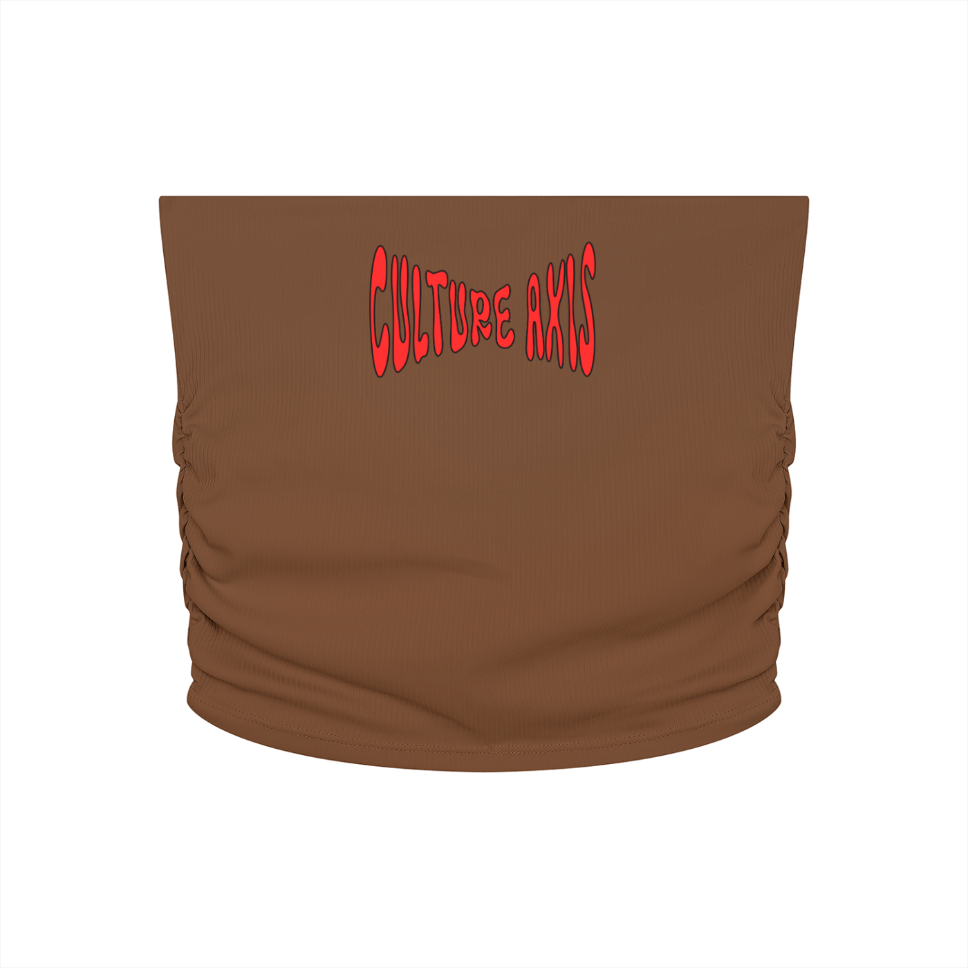 Women’s Ruched Cropped Yoga Tube Top