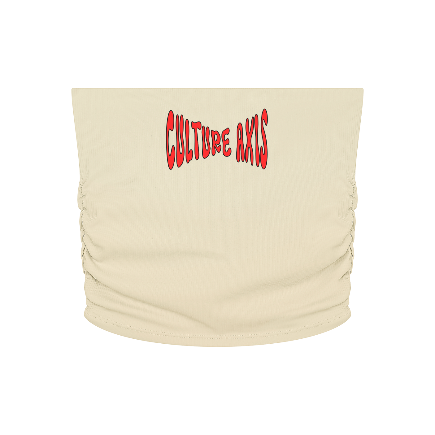 Women’s Ruched Cropped Yoga Tube Top